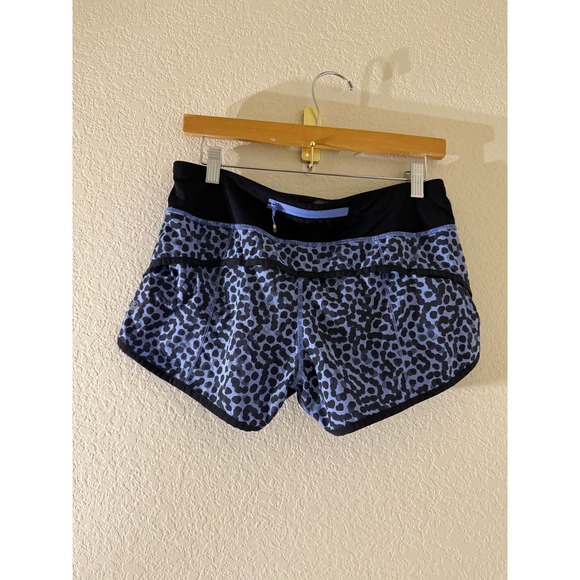 Lululemon Women's Speed Up Shorts in Ace Spot Lullaby Blue Size 6 Athleisure - Picture 3 of 6